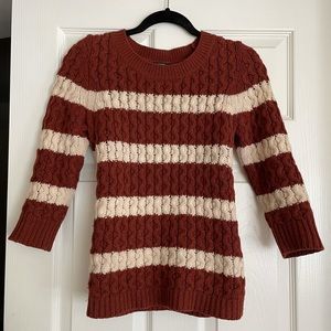Cable knit fisherman’s sweater